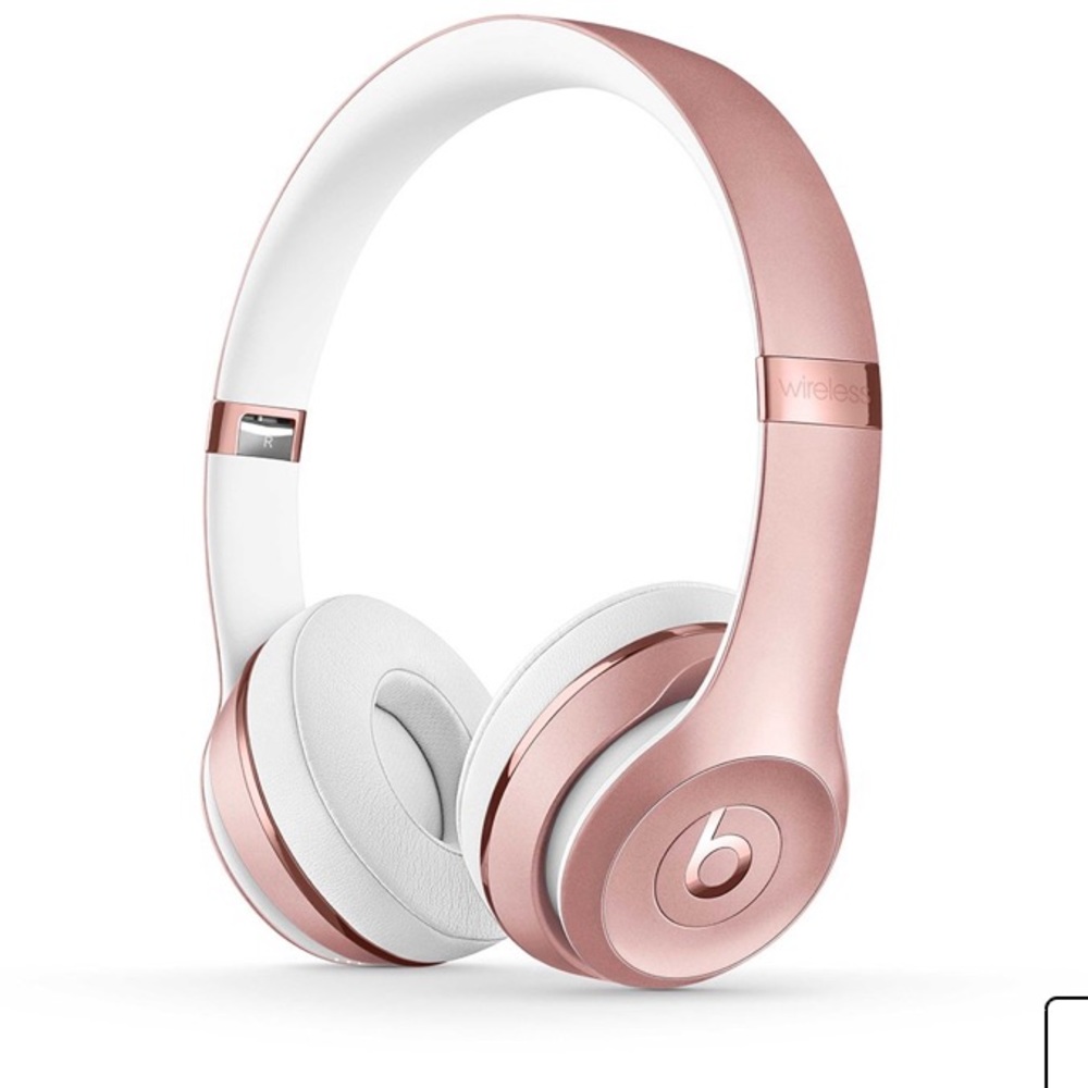 Pink headphones